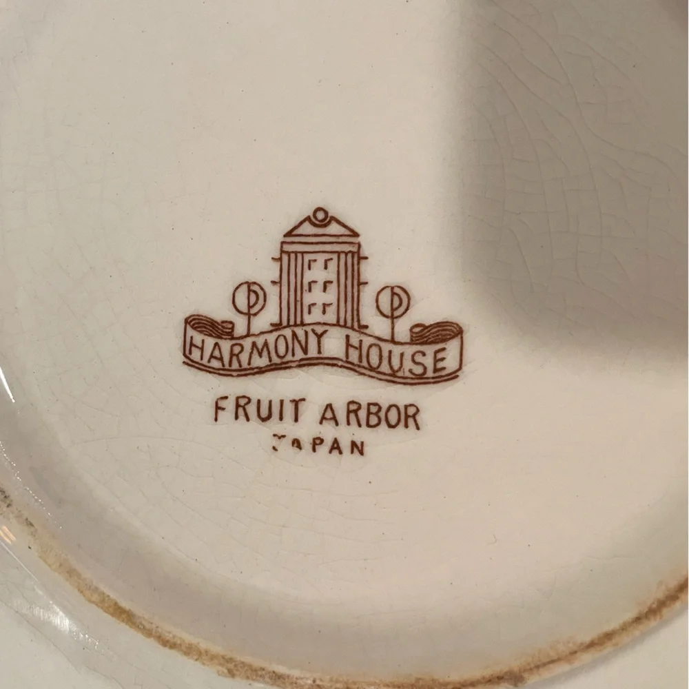 Vintage Harmony House “Fruit Arbor” Serving Bowl – Japan (10”)